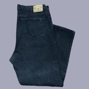 Gap Denim Vintage Made In USA 1992 Black Denim Jeans Straight Men's Size 40 x 30